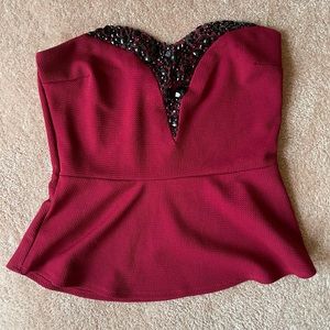 Embellished Crop Top